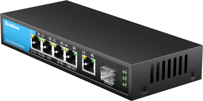 S200-6XH-X 2.5G Unmanaged Switch